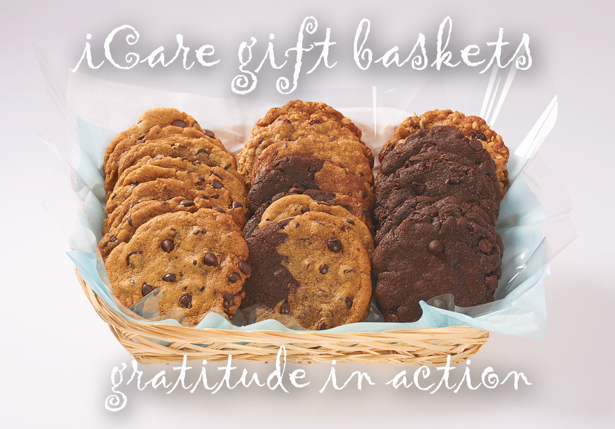 iCare Cookie Gift Baskets Delivery - Send a Gourmet Cookie Basket that Embody Goodness