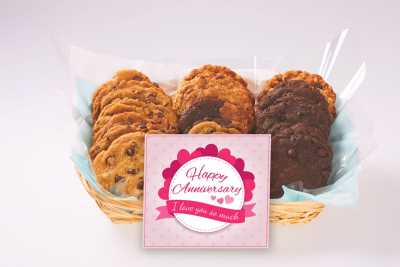 Love You So Anniversary Cookie Gift Basket