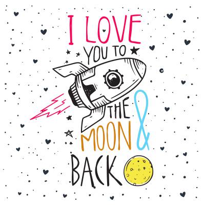 Select the I Love You To the Moon and Back