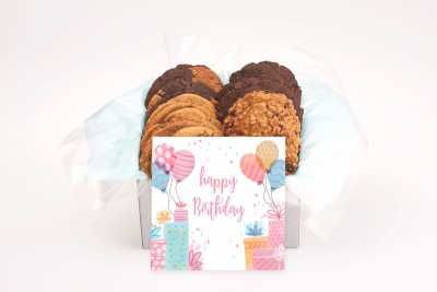 Pink and Blue Presents Cookie Box