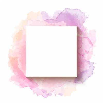 Select the Pink and Purple Watercolour Frame