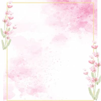 Select the Pink Watercolour Frame