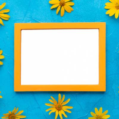 Select the Sunflowers Yellow Frame
