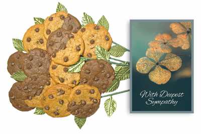 With Deepest Sympathy Cookie Bouquets