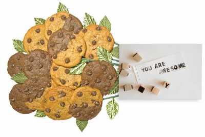 You are Awesome Cookie Flower Bouquet