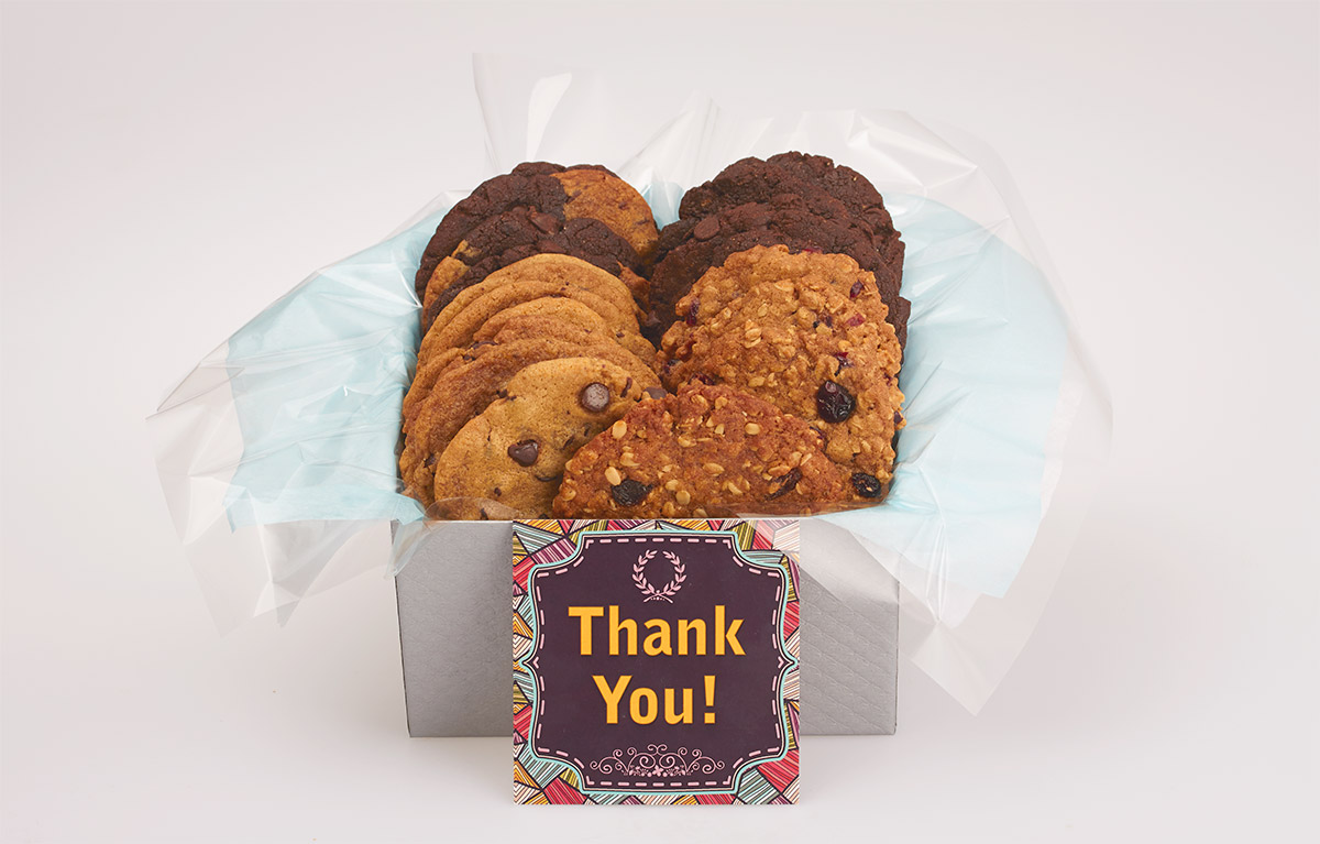 Thank you cookie gift basket