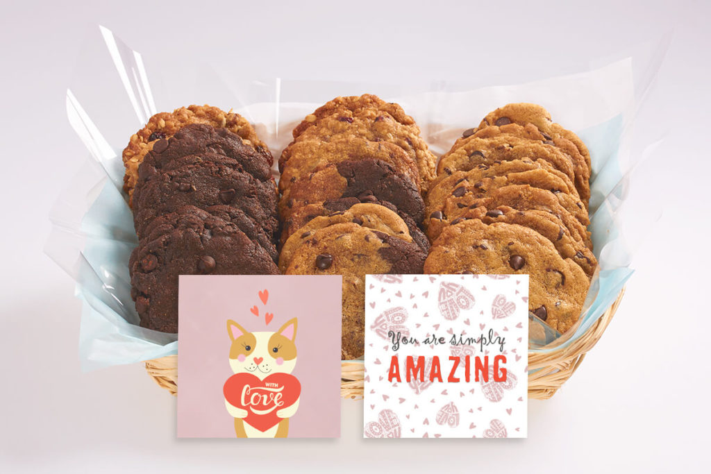 With Love Cookie Gift Basket
