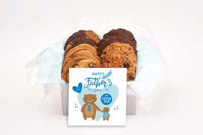 2 Bears Father's Day Cookie Gift Box