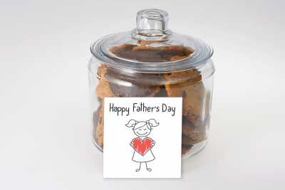 A Big Heart Father's Day Cookie Jar