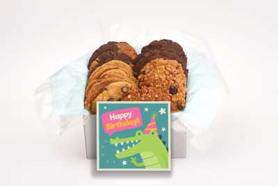 Alligator Happy Birthday Cookie Box