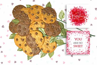 A Sweet Valentine's Day Bouquet of Cookies