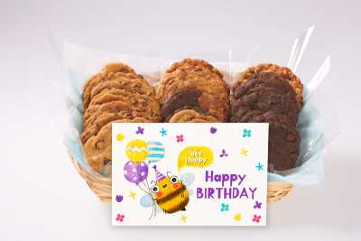 Bee Happy Birthday Cookie Basket