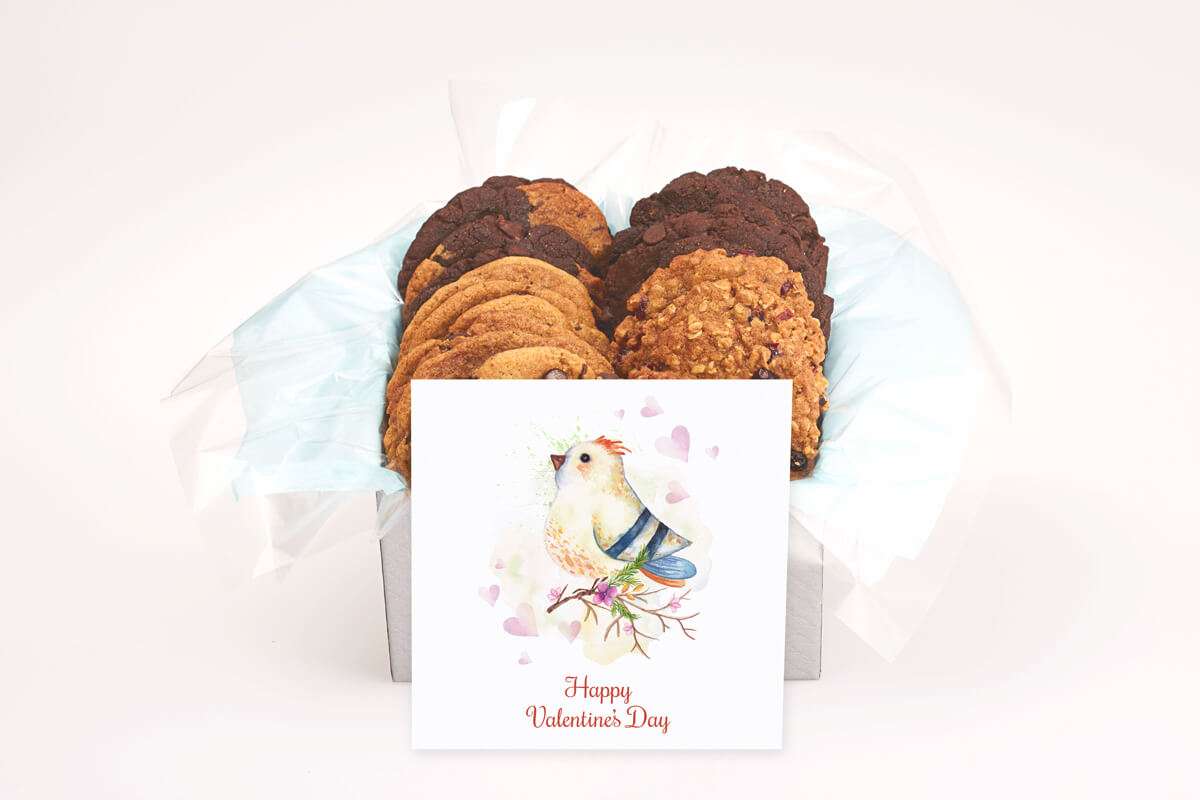 Birdy Happy Valentine's Cookie Gift Box