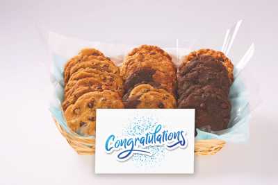 Blue Congratulations Gift Baket