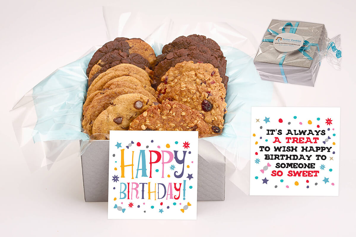 Cookie Gift Box Delivery across Canada - Send a beautiful Birthday gift online