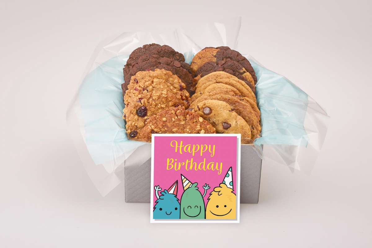 Cute Cookie Monster's Birthday Gift Box