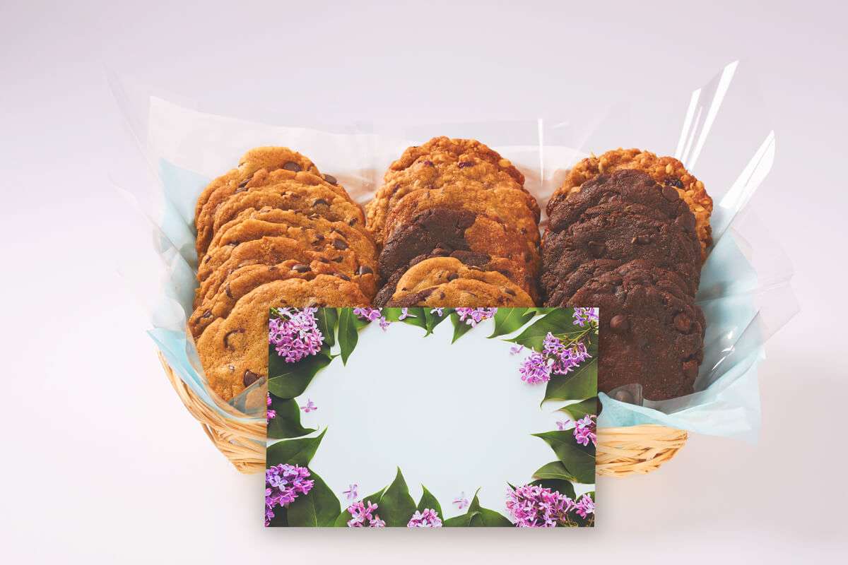 Flowers and Leaves Gift Basket
