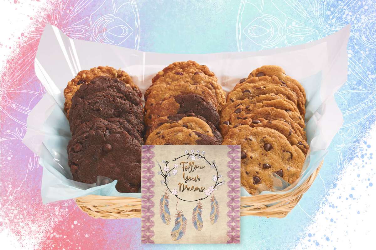 Follow Your Dreams Cookie Gift Basket