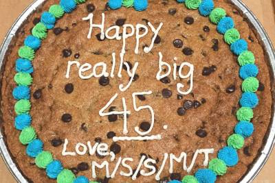 Giant Happy Birthday Cookie