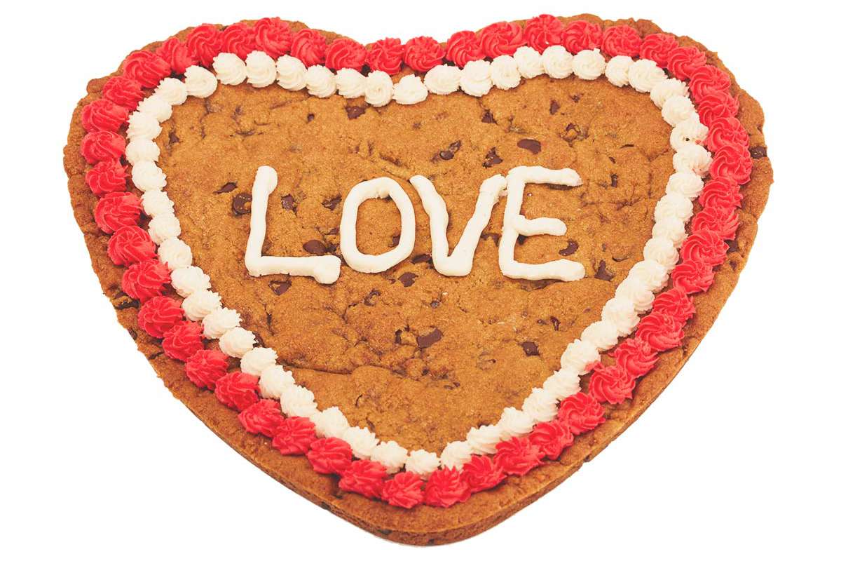 Giant Love Cookie Gram