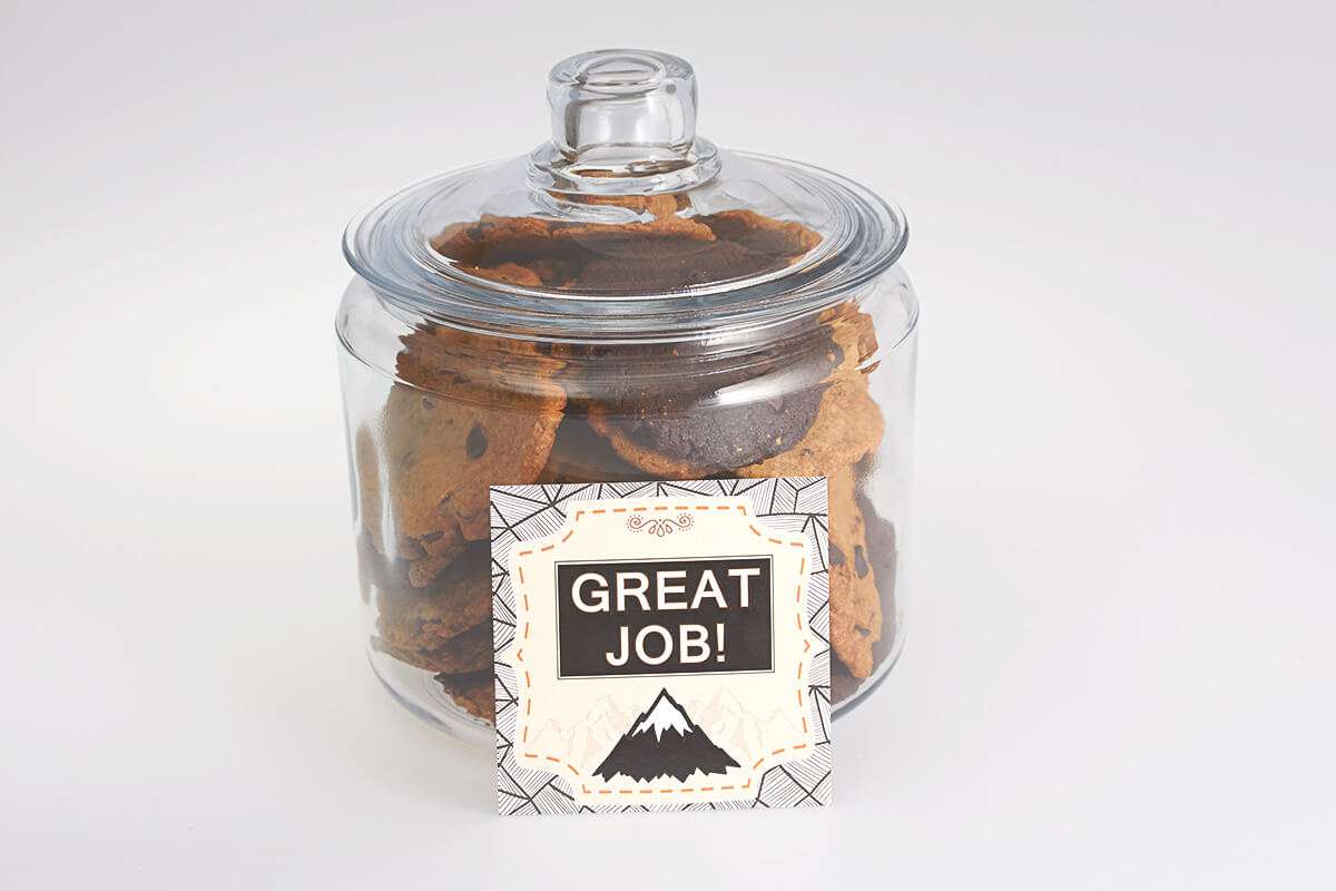 Great Job Cookies in a Jar