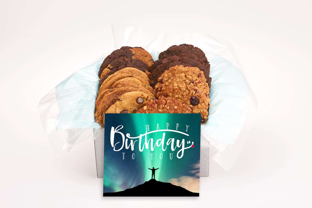 Hands to Sky Happy Birthday Cookie Gift Box