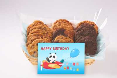 Happy Birthday Panda Gift Basket