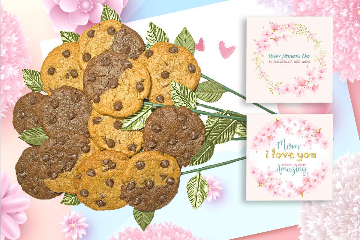 Happy Mother's Day Cookie Gift Bouquet