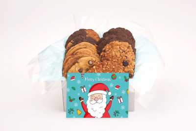 Happy Santa Christmas Cookie Gift Box