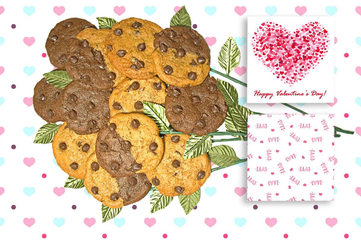 Happy Valentine's Day Cookie Bouquets