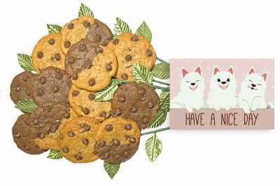 Have a Nice Day Cookie Gift Bouquet
