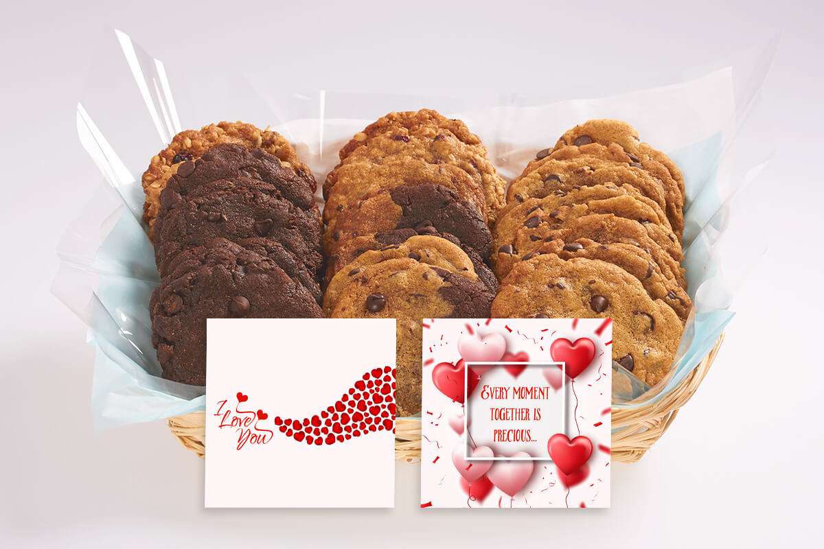 I Love You Cookie Gift Basket