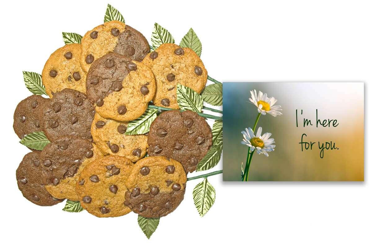 I'm Here For You Cookie Flower Bouquet