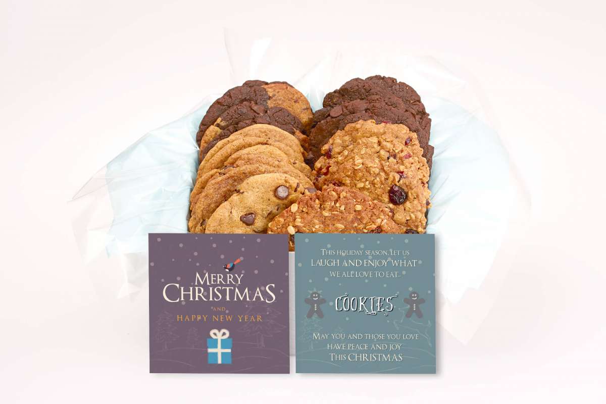 Merry Christmas Cookies Gift Box