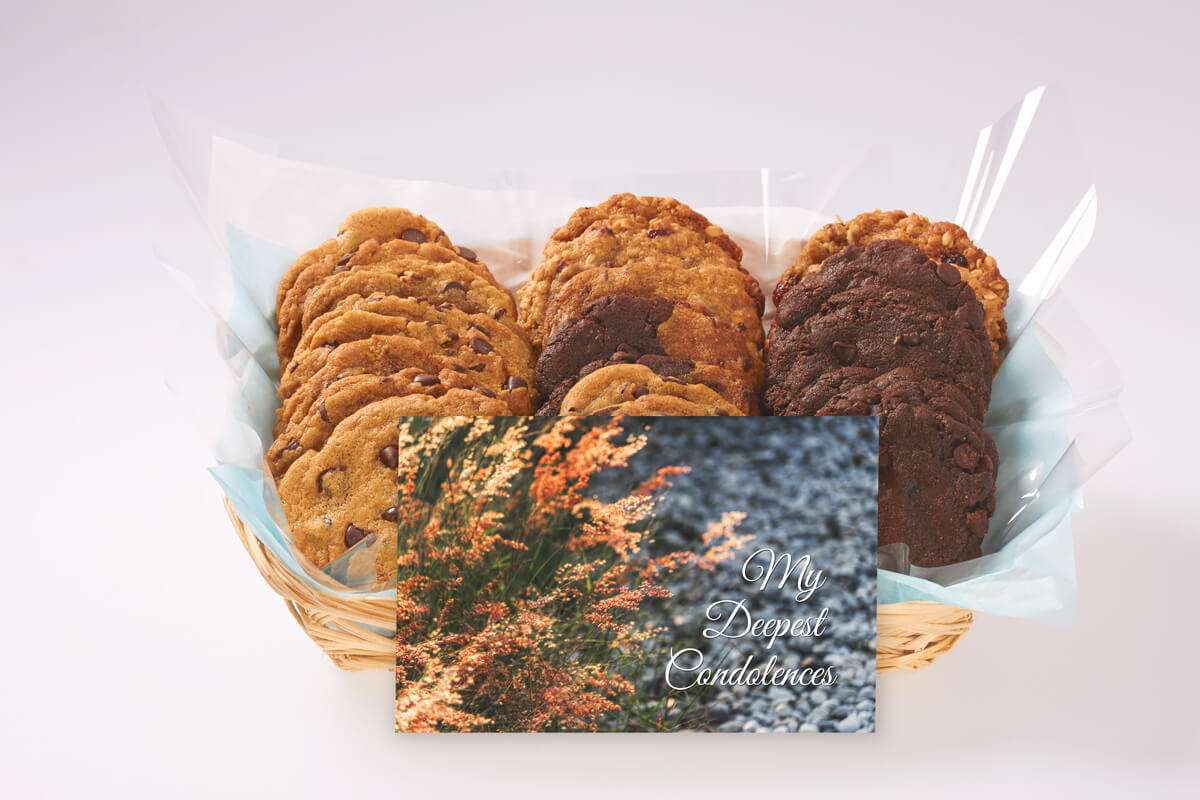 My Deepest Condolences Cookie Gift Basket