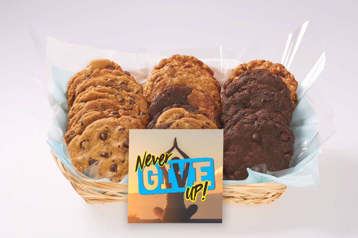 Never Give Up Gift Basket