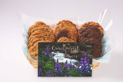 Our Deepest Condolences Cookie Gift Basket