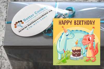 Small Dinosaur Birthday Gift Box