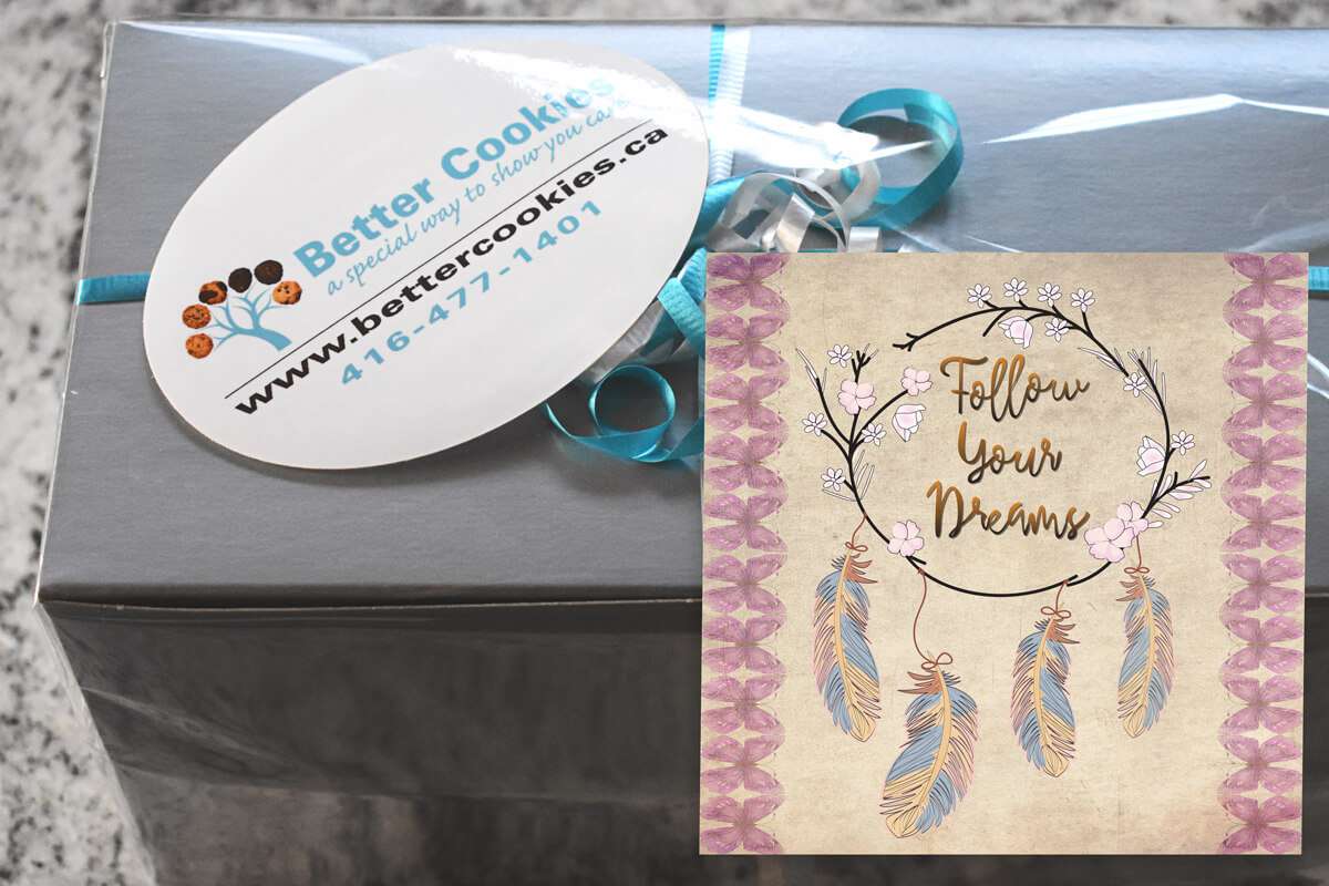 Small Follow Your Dreams Cookie Gift Box