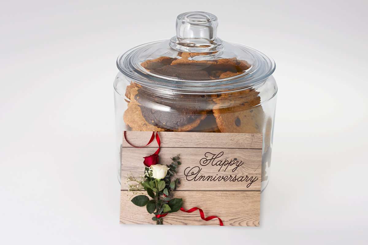 Sweet Roses Anniversary Cookie Jar