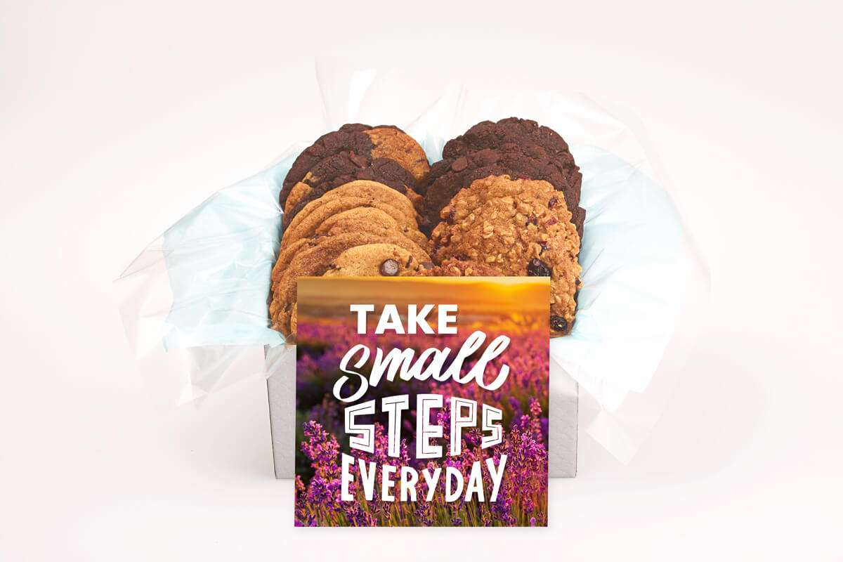 Take Small Steps Cookie Gift Box