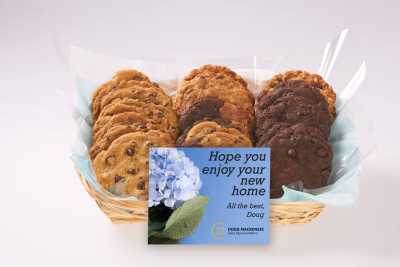 Welcome to your New Home Cookie Gift Basket