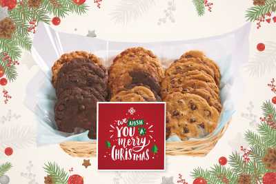 We Wish You a Merry Christmas Cookie Basket