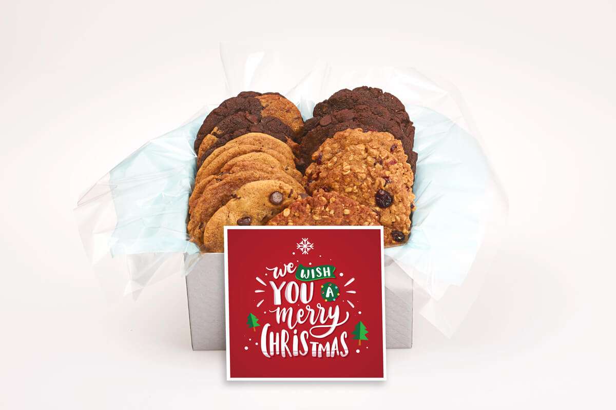We Wish You a Merry Christmas Cookie Gift Box