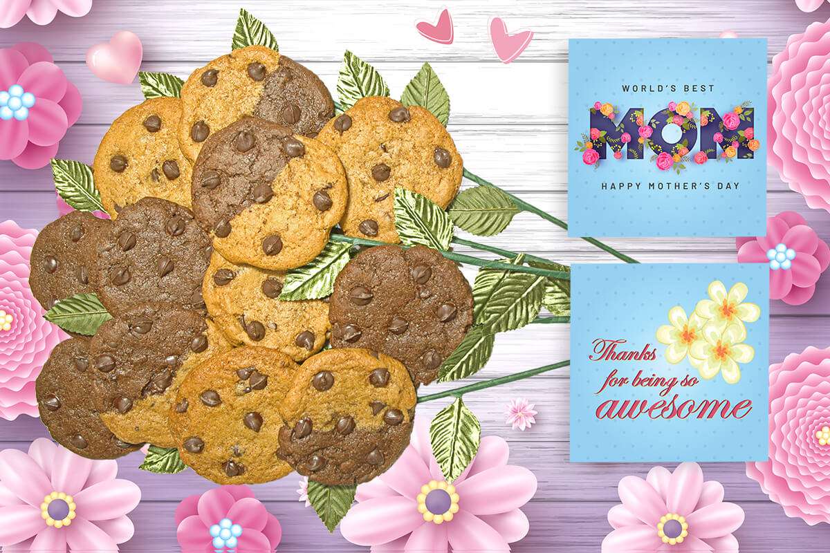World's Best Mom Cookie Gift Bouquet